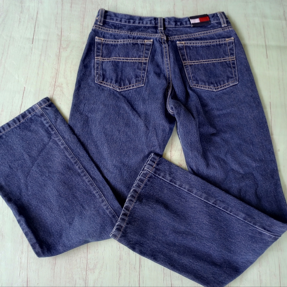 Women's Vintage 90s Tommy Hilfiger Mid-rise Straight Denim Jeans (Size 5)